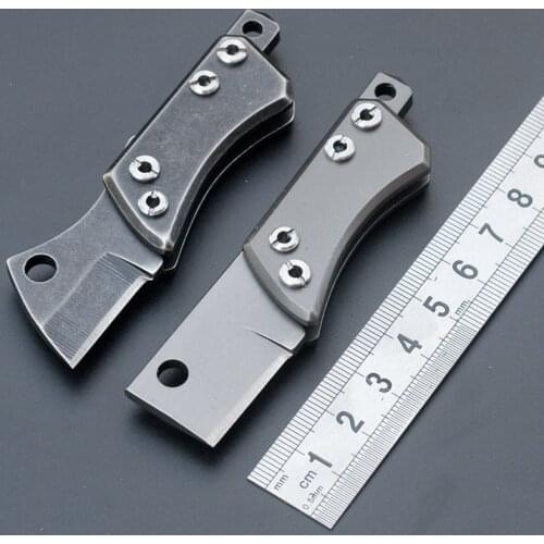 Pocket Knife EDC Tool Outdoor Folding Cold Forging Keychain Seiko Tactics Hunting Camping Survival Field Portable Steel