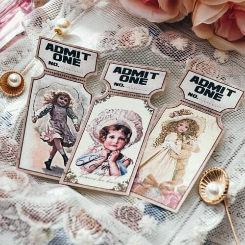 Kawaii Angel Doll Letters Tag Stickers Junk Journal Diary Planner Scrapbooking Decorative Stickers DIY Craft Photo Albums