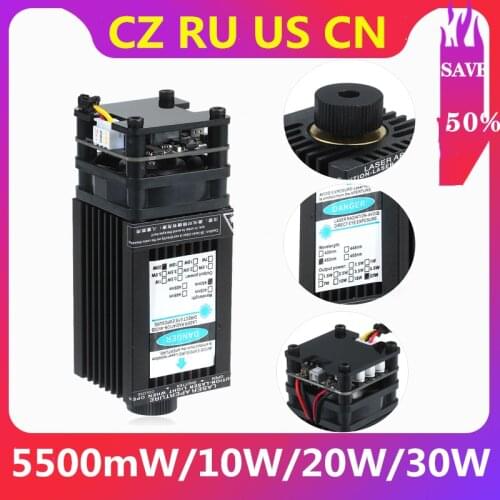 30W Laser Module Laser Head laser engraving head 450nm for Laser Engraving Machine Wood Marking Cutting laser cutting machine