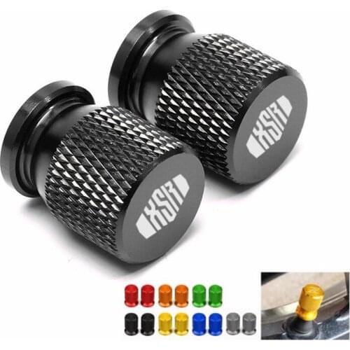 XSR Logo For YAMAHA XSR900 XSR700 XSR 700 900 Motorcycle CNC Aluminum Accessorie Wheel Tire Valve Stem Caps Airtight Covers