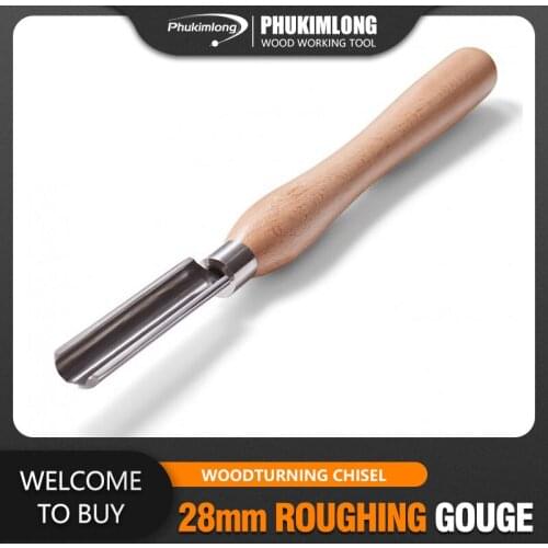 M2 HSS 28mm Roughing Gouge Wood Working Tools Wood Lathe Chisel