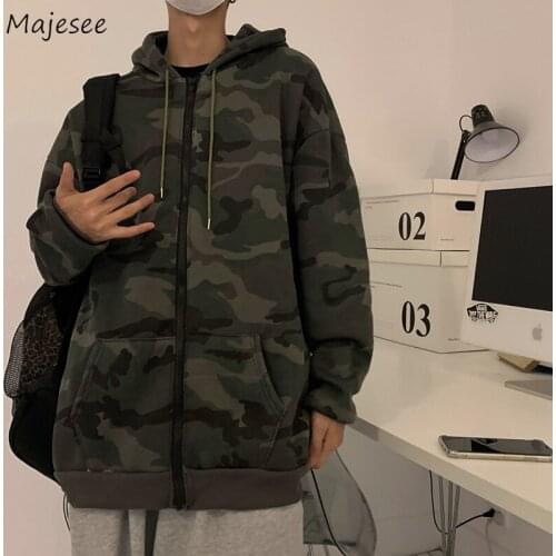 Majesee Mens Camouflage Hoodies