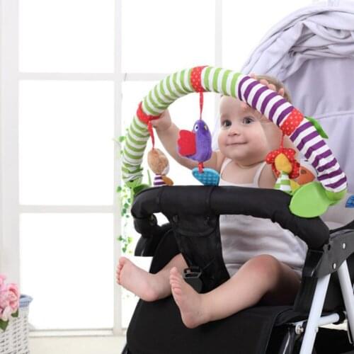Cute Infant Baby Play Baby rattle Toys Activity Spiral Bed & Stroller Toy Set Hanging Bell Crib Rattle Toys For Baby Gift