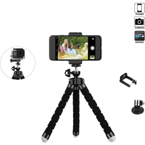 Mini Tripod Stand Mount For Mobile Phone Gopro Hero 8 7 6 5 4 3+ Session SJcam Xiaomi Yi 1 2 4K Action Camera Accessories