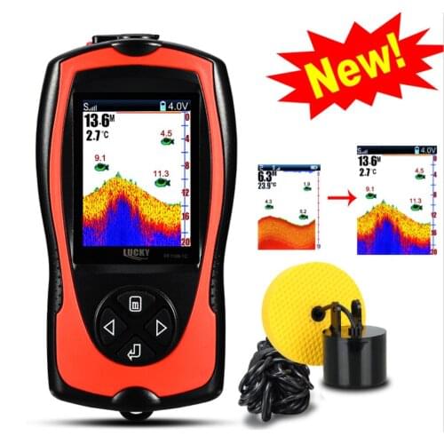 Multilingual Menu Sonar for fishing Portable fish finder sonar Depth sounder fish finder Boat ice lake