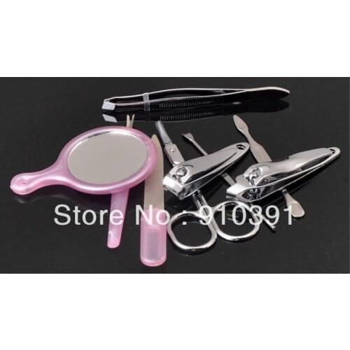 Retail pack 9pcs/set,9 in 1 manicure set as nails care suit for beauty goods as makeup device
