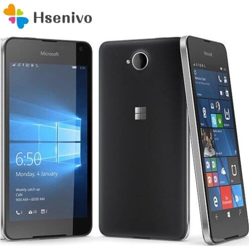 Nokia lumia 650 Refurbished-Original Lumia 650 Quad-core 16GB ROM 1GB RAM phone 4G WIFI GPS 8MP Camera cell phone Free shipping