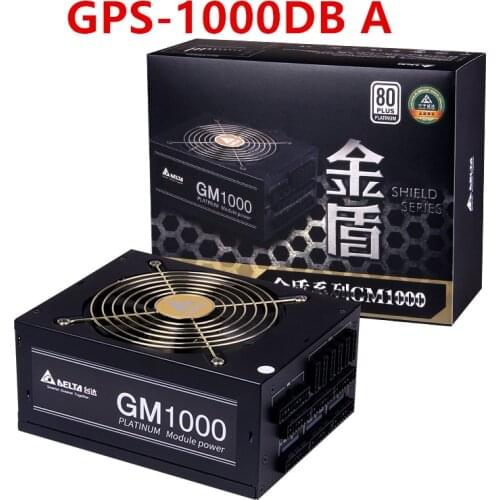Original New PSU For Delta GM-1000 80plus Platinum Silent Power Supply 1000W Switching Power Supply GPS-1000DB A
