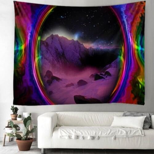 Psychedelic Abstract Wall Tapestry Art Decor Blanket Curtain Hanging Home Bedroom Living Room Decoration Polyester Hippie