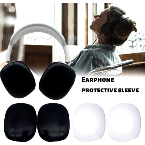 Rondaful Headphones Earpads Cover Earcup Protector For Airpods Max Crystal Protective Sleeve Bluetooth Headset Protective Sleeve
