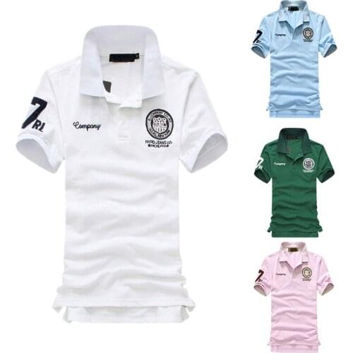2020 summer new man polo shirt High quality brand cotton Short Sleeve mens polo shirt Business casual striped shirt polo men