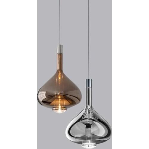 Glass Single Head Chandelier Decoracion Hogar Moderno Restaurant Coffee Creative Cocina Room Personality Deco Maison лампа