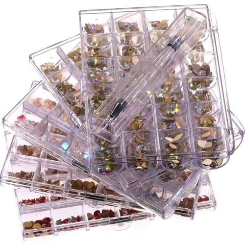 Swarovsky Hight Quality Multi Shape Nail Art Rhinestone Glass Crystal Stone Decoration Design Flatback Stones For Nails