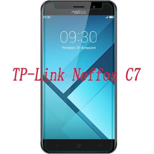 Smartphone 9H Tempered Glass for TP-Link Neffos C7 5.5" Explosion-proof Protective Film Screen Protector cover phone