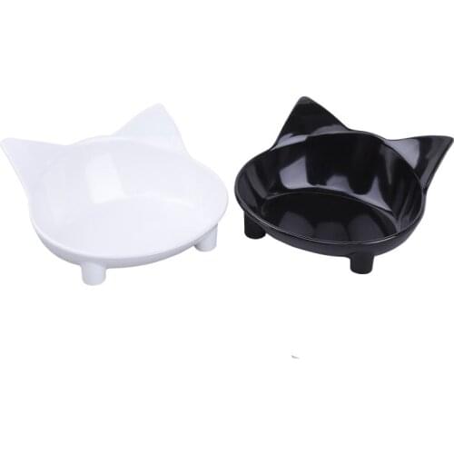 2PCS Cat Bowl, Shallow Cat Food Bowls Skid Safety and Health, Two Beautifully Installed Workmanship Like Art Pet Products