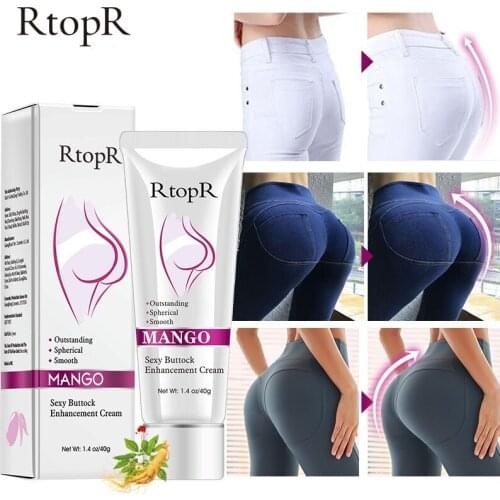 2PCS RtopR Butt Enhancement Cream Effective Hip Lift Up Butt Lift Bigger Buttock Cream Buttocks Enlargement Body Care Cream 40g