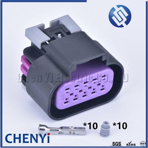 5 sets 10 Pin 1.5mm female 15326842 15326847 Accelerator Pedal Position Sensor Throttle Pedal Connector plug