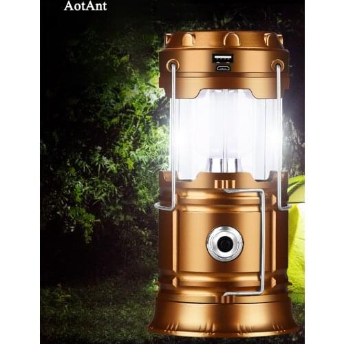 AotAnt lamps for tents solar horse lantern tent portable charging household outdoor multi-function camping strong light