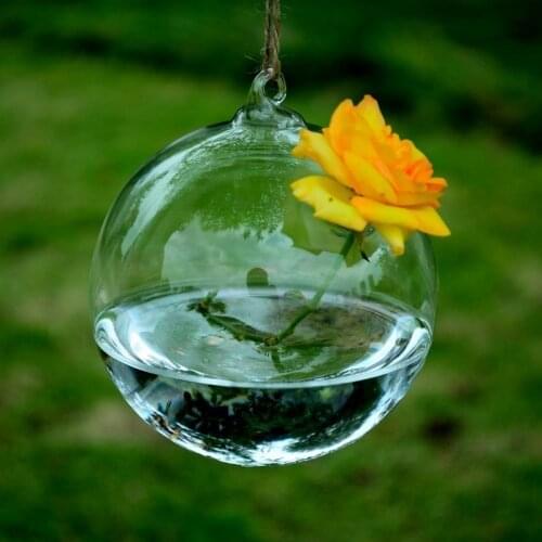 Free Shipping Diameter=10cm 8pcs/pack Glass Globe Terrarium Vase Beautiful Home Decoration Hanging Glass Terrarium