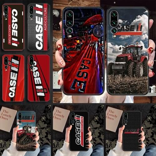 Tractor Logo CASE IH Phone case For Huawei P Mate P10 P20 P30 P40 10 20 Smart Z Pro Lite 2019 black luxury hoesjes tpu coque