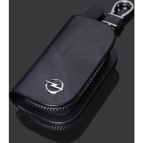 For Opel Lnsignia Astra Crosa Vectra Omega Zafira Car Styling Car Styling Car Leather Key Cover With Car Logo Key Case