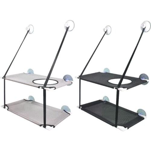 Double Layer Cat Hammock Window Bed Fleece Blanket and Toy Extra Large Sturdy