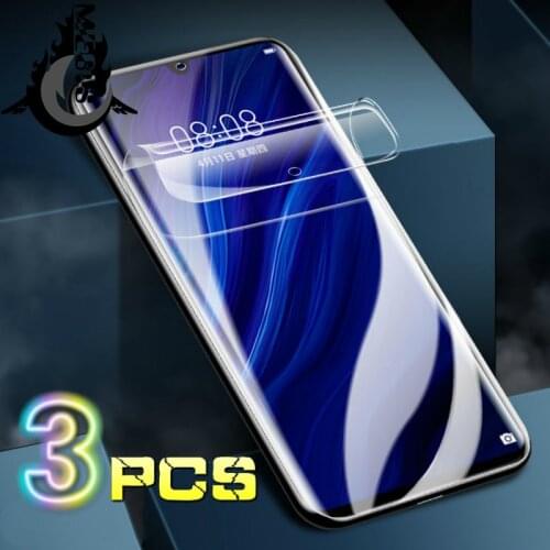 3pcs Hydrogel Protective Film For Huawei P30 P40 P20 Pro Mate 20/30 Pro lite Screen Protector Film Honor 30 20 Pro 9X 8X 10 Film
