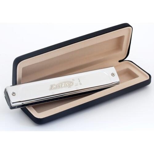 22-hole polyphonic harmonica Easttop T22 children beginner adult self-study professional entry C tone