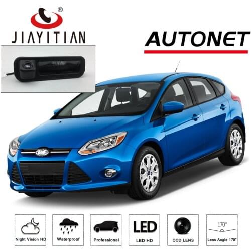 JIAYITIAN Car Trunk Handle Camera For ford focus 3 Wagon 2011 2012 2013 MK3 CCD backup camera rear view camera Parking Camera