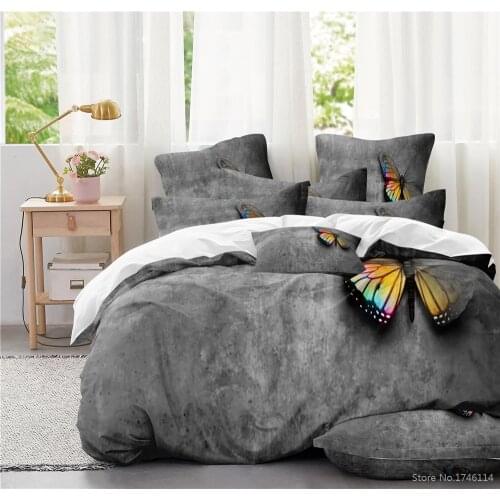 Beautiful Butterfly 3D Printed Duvet Cover Set Twin Full Queen King Size Bedding Set Home Textile for Kids Adults Bedroom Decor