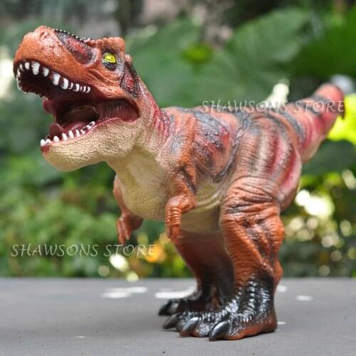 Prehistoric Jurassic Age Animal Model Toys 24" Tyrannosaurus Rex Soft Rubber Dinosaur Figure Large big