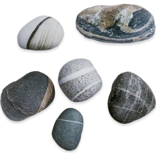 6PCS Soft Pillow Pebble Stone Pillow Sofa Simulated Stone For Movie Props Creative Home Creative Decor Pillow Cushion Kids Gifts