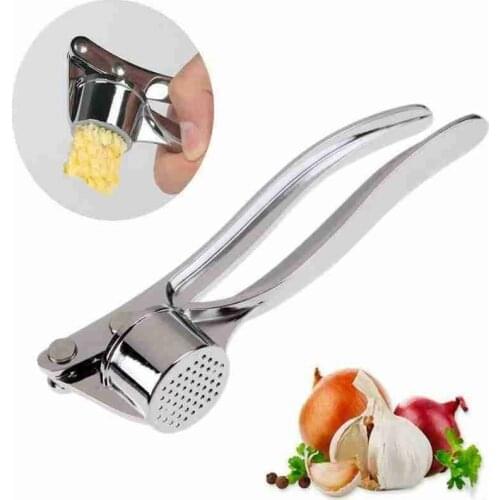 Garlic Press Household Garlic Alloy Grinding Simple Mincer Novelty Home Grater Cutter Presses Tool Garlic Crusher