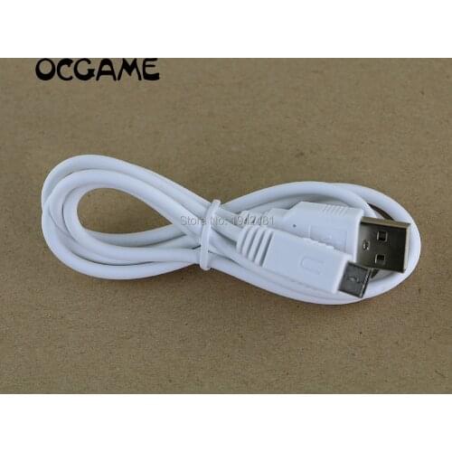 2pcs USB data power charge Charger charging Cable For Nintendo Wii U WIIU Gamepad Controller