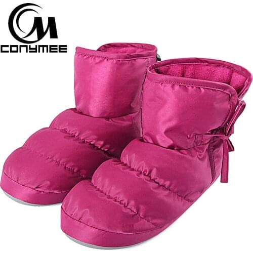 Winter Shoes Woman Warm Boots Down-cotton Ankle Snow Boots For Women Plush Botines Mujer Plus Size Botas Female Fur Boots