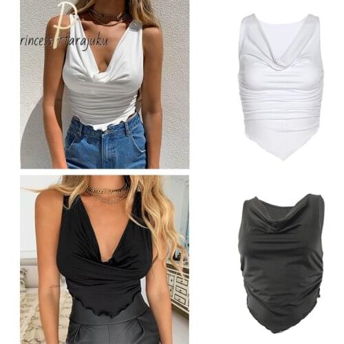 Za Women Sexy Vest Cropped Bustier Corset Tank Crop Tops Clothes For Woman Accessories Y2k Aesthetic Summer Fashion Tshirt 2000s