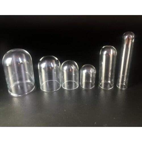 1piece hollow glass Straight tube wishing glass vial pendant DIY bulb vase jewelry findings glass locket different size