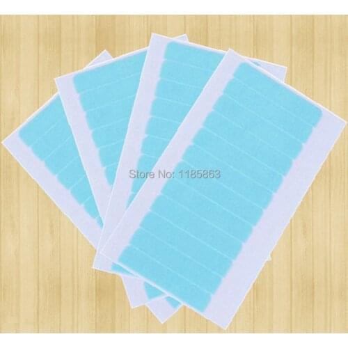 120pcs/1lot 4x0.8cm high quality SUPER HAIR TAPE Adhesive Double Side Tape for Skin Weft Seamless Tape Hair Extensions attaching