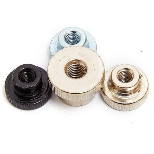 2/5pcs M3 M4 M5 M6 M8 M10 Silver Black GB806 Double Step Adjust Knurl Thumb Nut Hand Tighten Thumbnut 3D Printer Curtain Wall