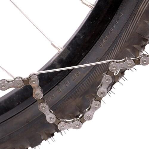 2Pcs Bike Bicycle Chain Hooks Repair Tool Carbon Steel Connecting Aid Accessories Anti-rust Lightweight Portable Small Size