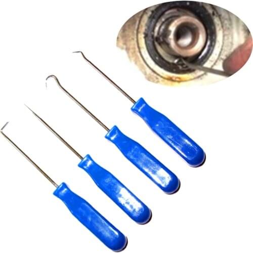 4Pcs 135mm Car Auto Vehicle Oil Seal Screwdrivers Set O-Ring Seal Gasket Puller Remover Pick Hooks Tools CSV Cleaning stones