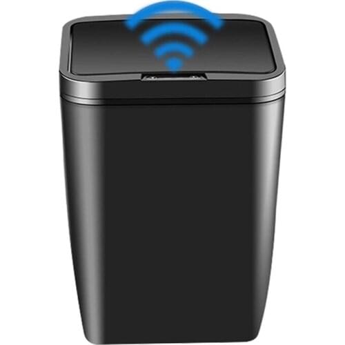Inductive Trash Can Trash Bin Automatic Smart Sensor Kitchen Bathroom Rubbish Bin Garbage Can Waste Bin without Battery