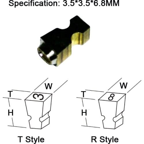 Brass Die Stamp Mold Alphabet R/T type A-Z & 0-9 1pcs/set 3.5*3.5*6 MY380F Ink Printer Copper Stamp Ink Stamping Machine SHENLIN