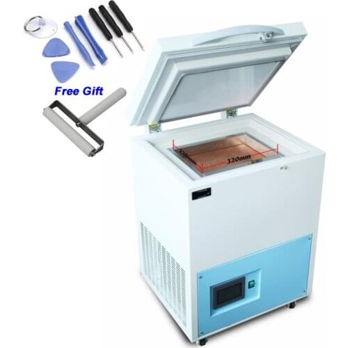 LY D185 Touch Screen Control Curved LCD Frozen Separator EDGE Mobile Phone Screens Separating Machine Minus 185 Degree