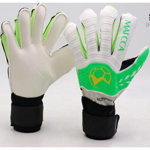 Adult Football Goalkeeper Gloves Men Professional Skid-proof Finger Guard Thicker Soccer Latex Training Goalkeeper Gloves Sports
