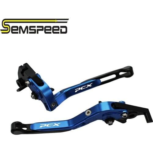 SEMSPEED For Honda PCX 125 PCX125 PCX150 PCX 150 2010-2019 2020 Motorcycle Accessories Extendable Folding Brake Clutch Levers
