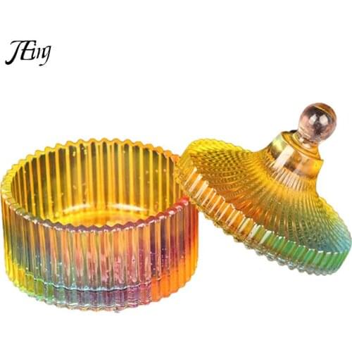 Silicone Mold For Drop Crystal Candy Jar Storage Box Ornaments UV Epoxy Resin Silicone Mould Jewelry Making DIY Tool