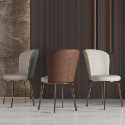 Nordic Dining Chair Luxury Chair Home Simple Modern Minimalist Dining Chairs Ins Bedroom Dressing Makeup Chair Kitchen Furniture