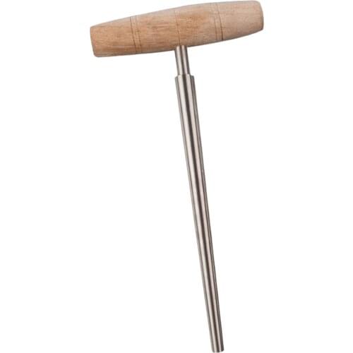 Violin Straight Flute Reamer Violin Viola Accessories Wood Handle Parts HSS