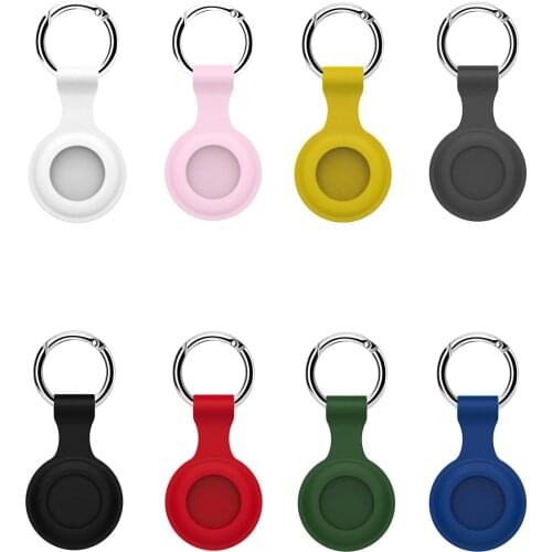 Unique Protective Cover For Aircovered AirTag Case Silicone Protector Bumper Case Compatible with Apple AirTags Tracker Buckle